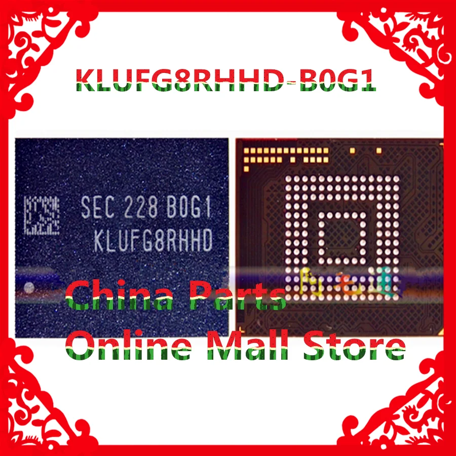 

KLUFG8RHHD-B0G1 hard disk BGA153 ball 512GB font library IC