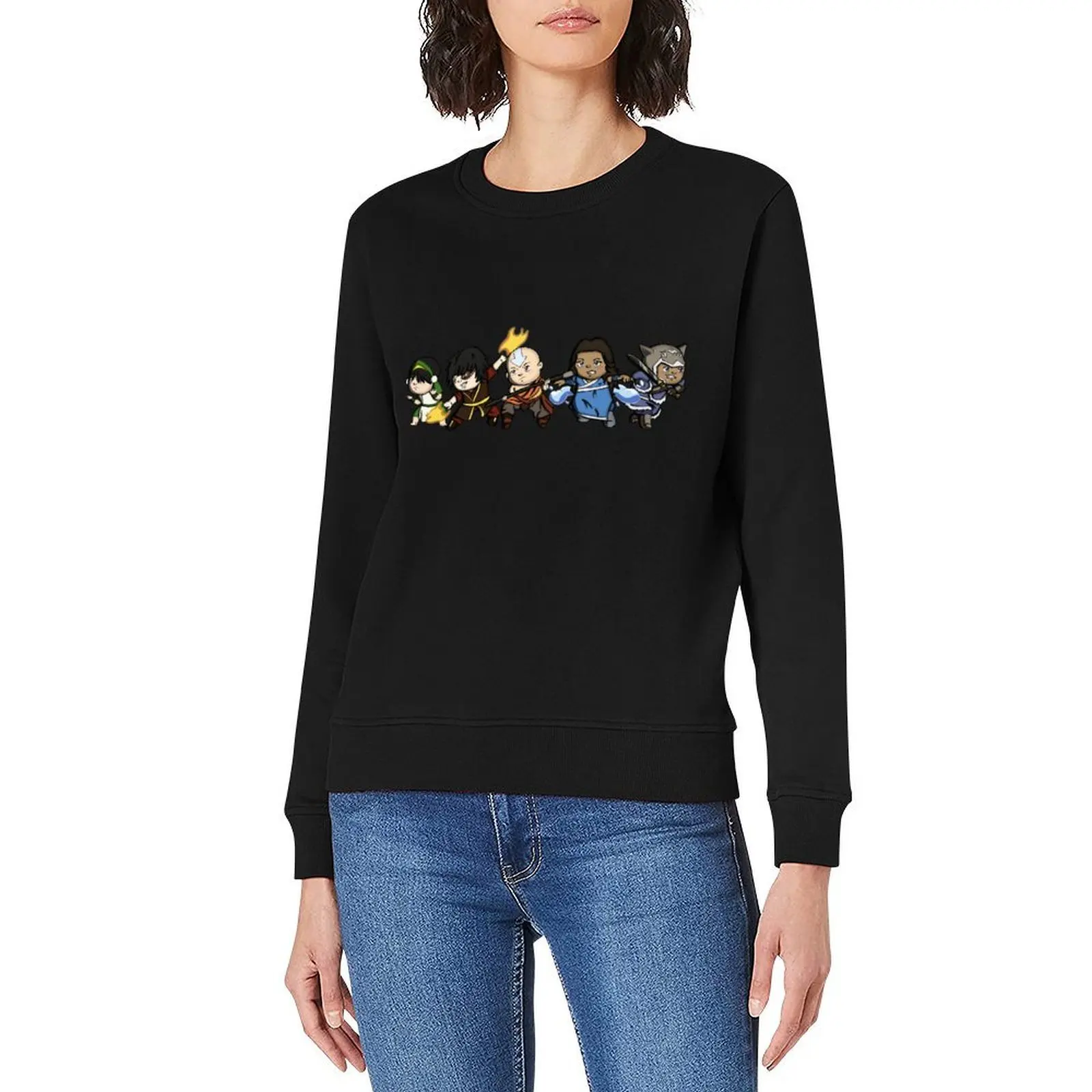 The Gaang Pullover ملابس رجالية مصممة ملابس رجالي ملابس أنيمي ملابس أنيمي بلوزات جمالية