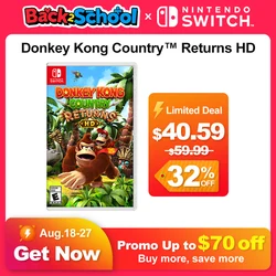 Donkey Kong Country Returns HD Nintendo Switch Game Deals 100% Original Physical Game Card Platformer Game for Nintendo Switch