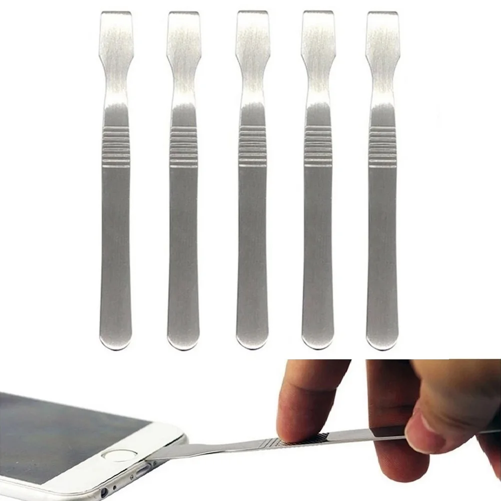

5Pcs Metal Spudger Disassemble Crowbar Phone Repair Tools Solding Paste Spudger DIY Electronic Repair, Essential Tool For Mobile
