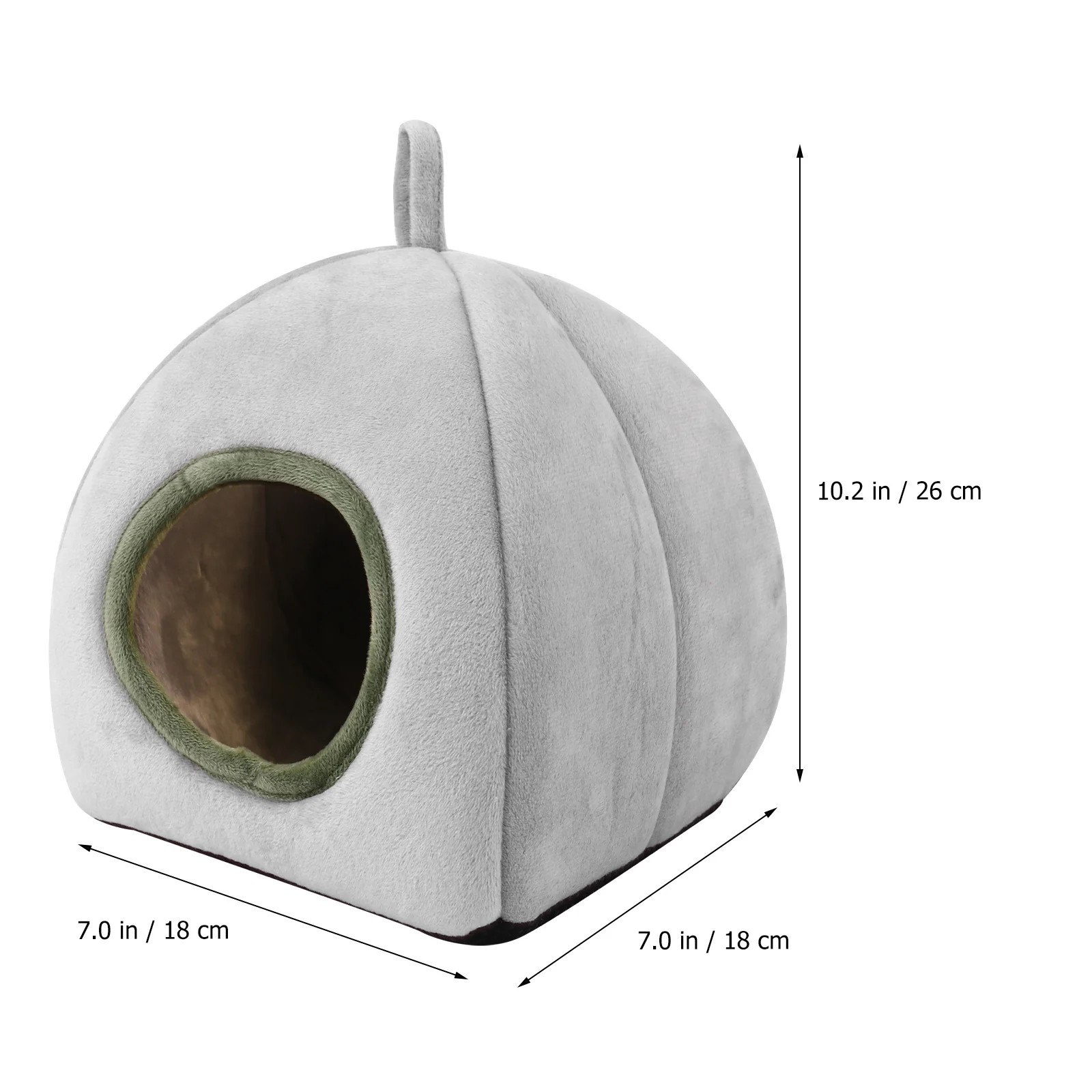 

Hamster Winter Sleeping Nest Soft Warm Deep Sleep Bed House Small Pet Nest Portable Cozy Wrap Design Hamster Sleep Bed