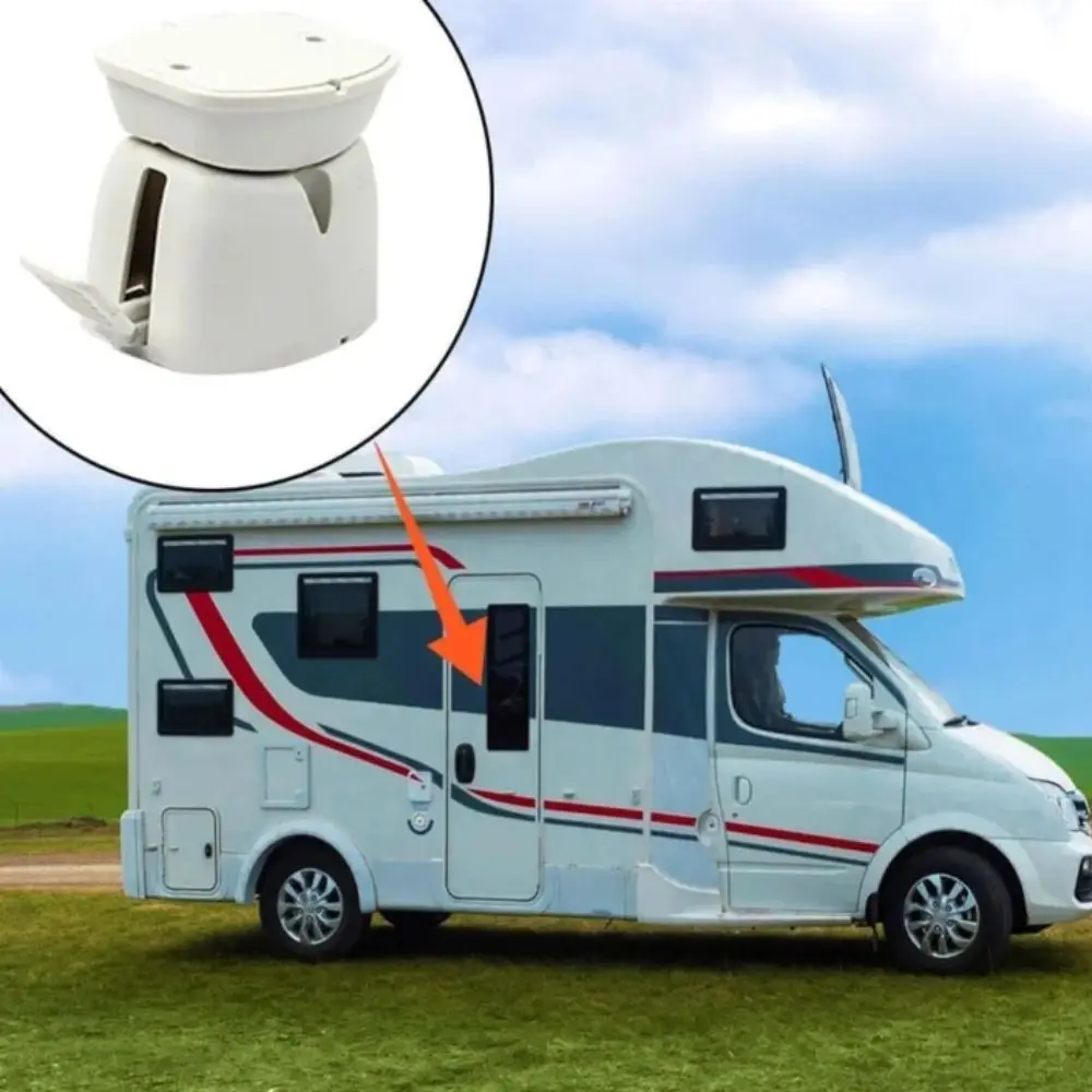 Nylon Door Stop Retaining Catch White Plastic Replacement Kit Caravan Door Retainer Interior Fastener Limiters