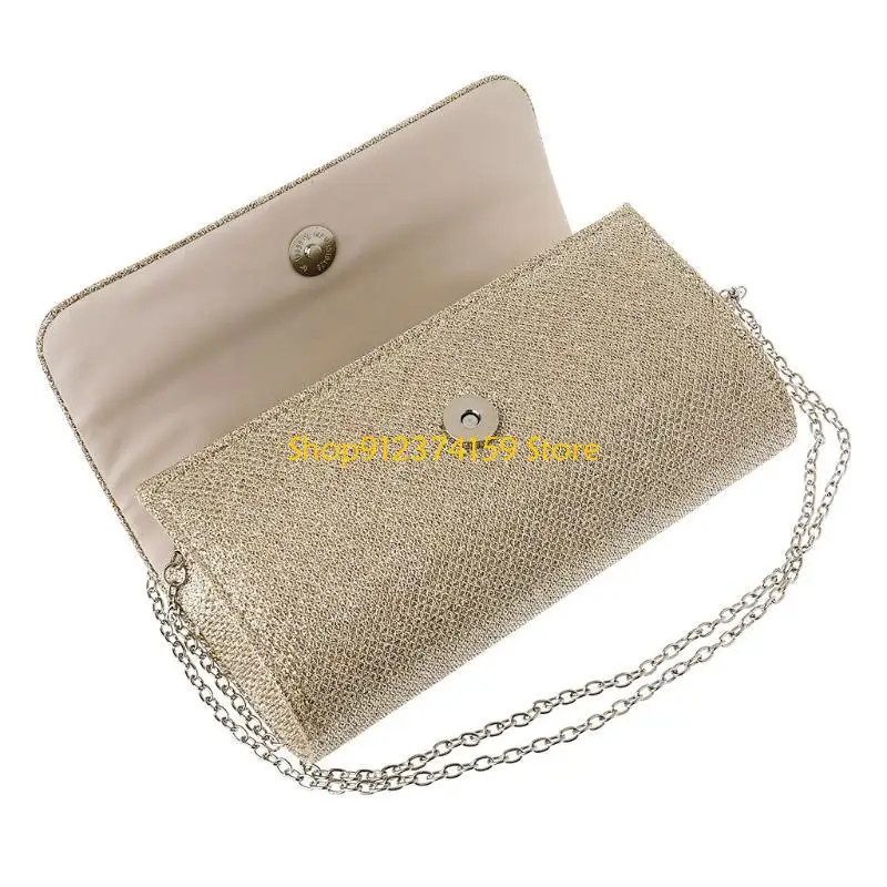 G5AE Women's Evening Shoulder Bag Bridal Clutch Party Prom Wedding Envelope Handbag