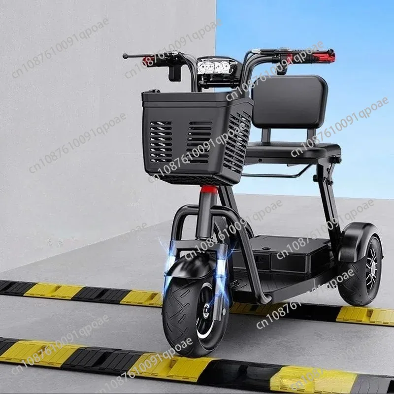 Elderly Scooter Electric Tricycle Battery Car Can Lift Chargable Lithium Battery Foldable and Portable Adult Electric Motorcycle