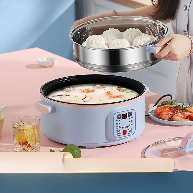 Changhong electric steamer multifunctional household electric hot pot large-capacity automatic power-off steamer   pot