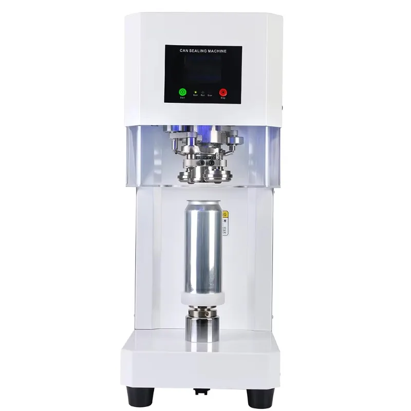 

High Precision Automatic Cup Lid Sealing Machine, Metal Easy-Open Can Cover Sealer for Instant Food and Beverage Containers