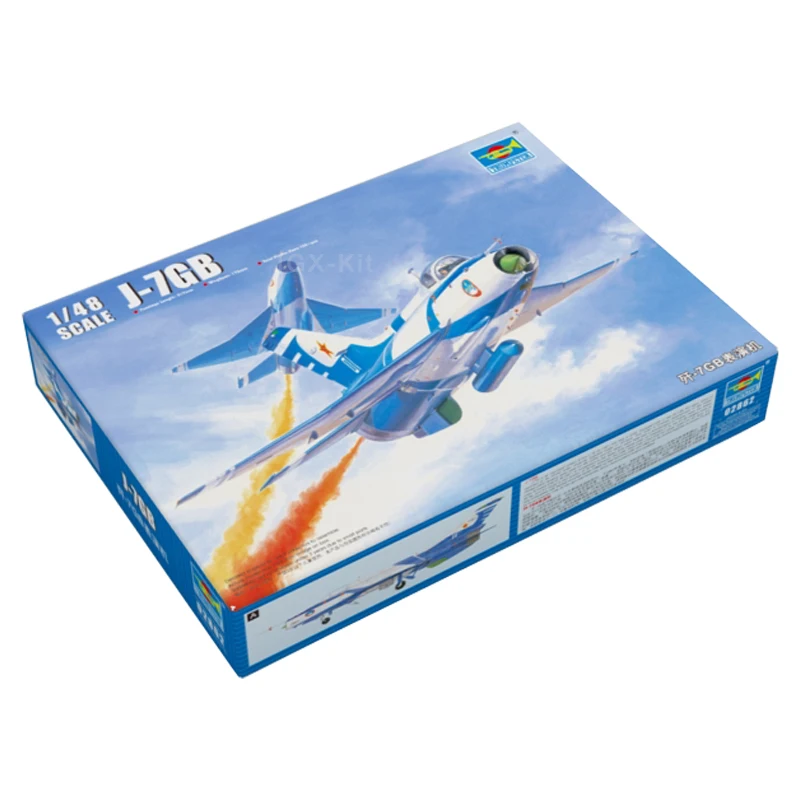 Trumpeter 1/48 02862 Chengdu J-7GB J7 Air Show Fighter Military Plane Aircraft Airplane Plastic Assembly Model Toy Building Kit