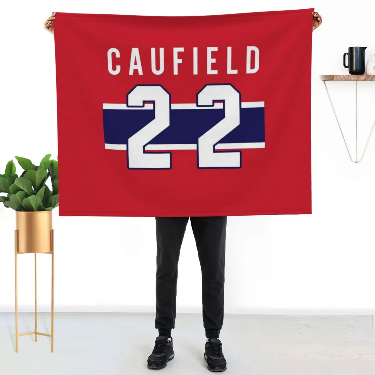Caufield Jersey Throw Blanket decorative Sleeping Bag Retros Luxury Throw Multi-Purpose Thin Blankets