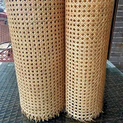 40-50cm 와이드 천연 등나무 롤 진짜 인도네시아 등나무 시트 지팡이 웨빙 롤 의자 테이블 가구 수리 재료 손으로 짠