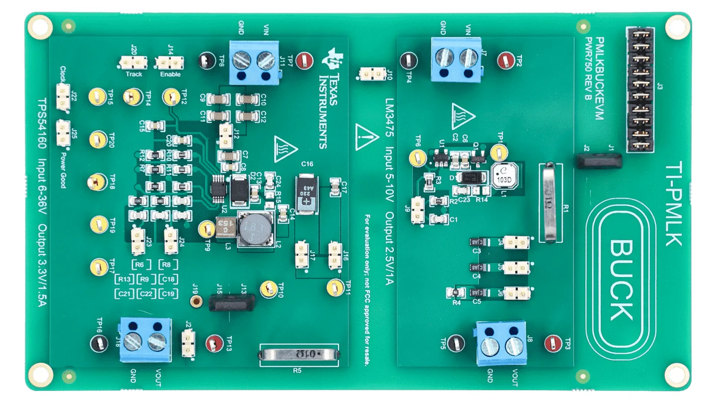 

PMLKBUCKEVM TPS54160 LM3475 Power Management Lab Kit PMLK Buck Experimental Board