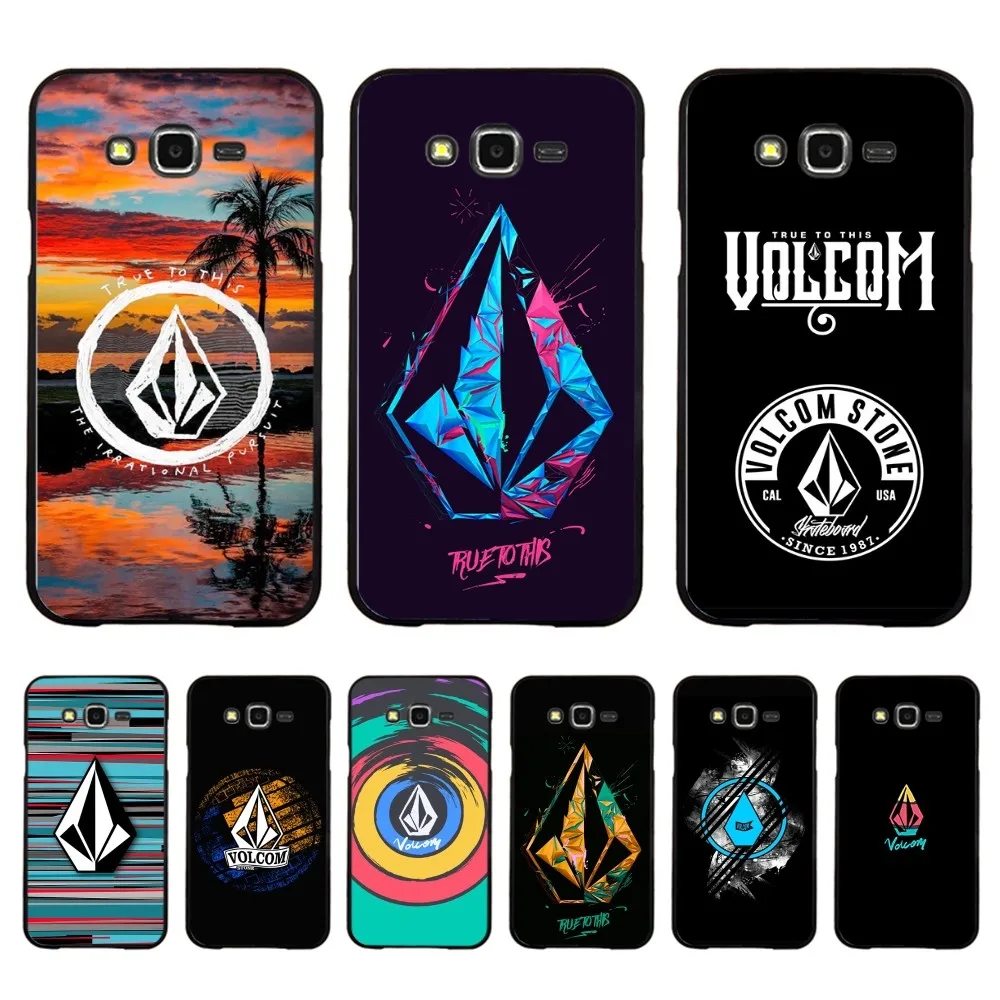 

V-Volcom Logo Phone Case For Samsung J 7 plus 7core J7 neo J6 plus prime J6 Mobile Cover