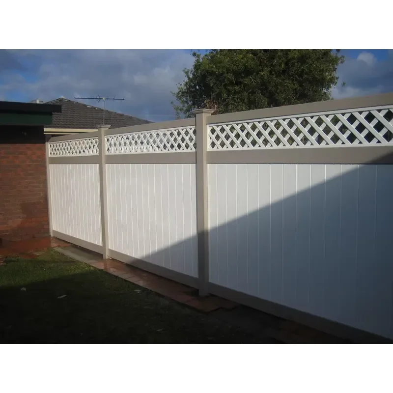 Modern Vinyl Fence Simple Outdoor Yard Fence