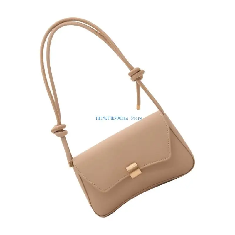 حقيبة كروس عصرية 63HC مع حزام قابل للتعديل بألوان الحلوى ومحفظة للإبط وحقيبة كتف من جلد البولي يوريثان لمناسبات مختلفة