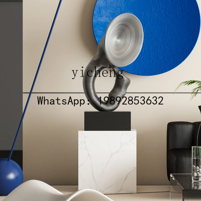 high-end sculpture ornament modern creative hotel music club model room floor decoration