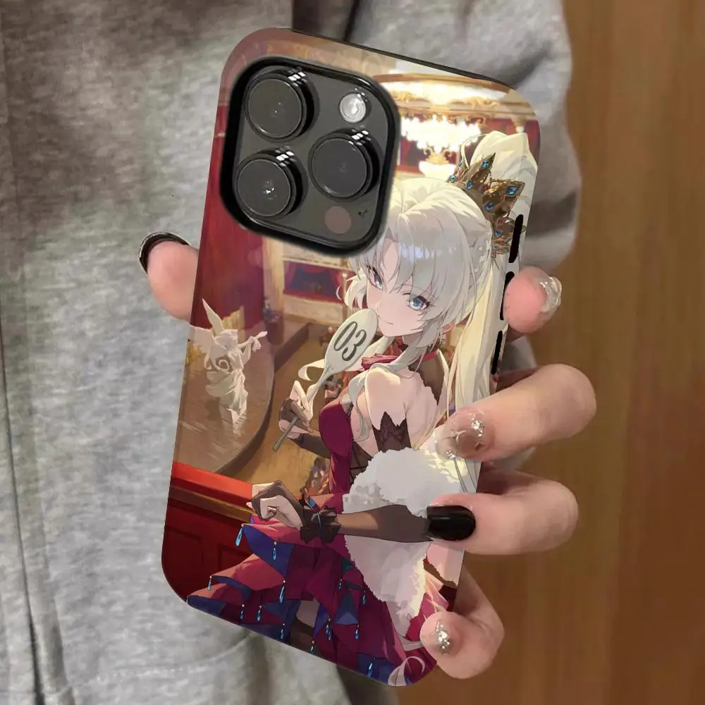 

Carlotta Phone Case Double-layered 2-in-1 Film Case For IPhone 16 15 Promax 14 13 Pro 12 11 plus Samsung S25 24 23 Covers