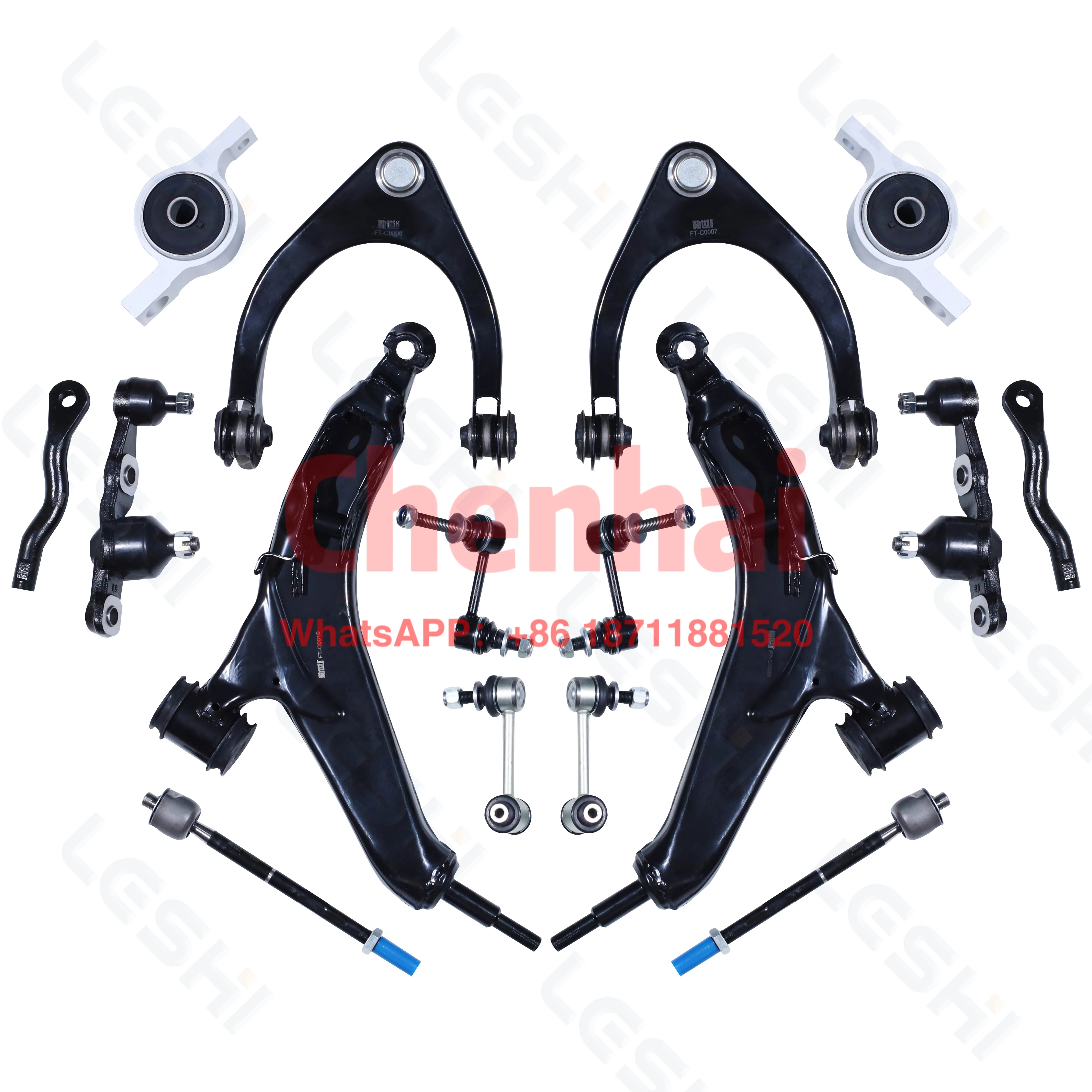 

OE 4550330070 Toyota Reiz Crown For Lexus Cars Car Auto Spare Parts Full Suspension System Replacing Control Arm Kit