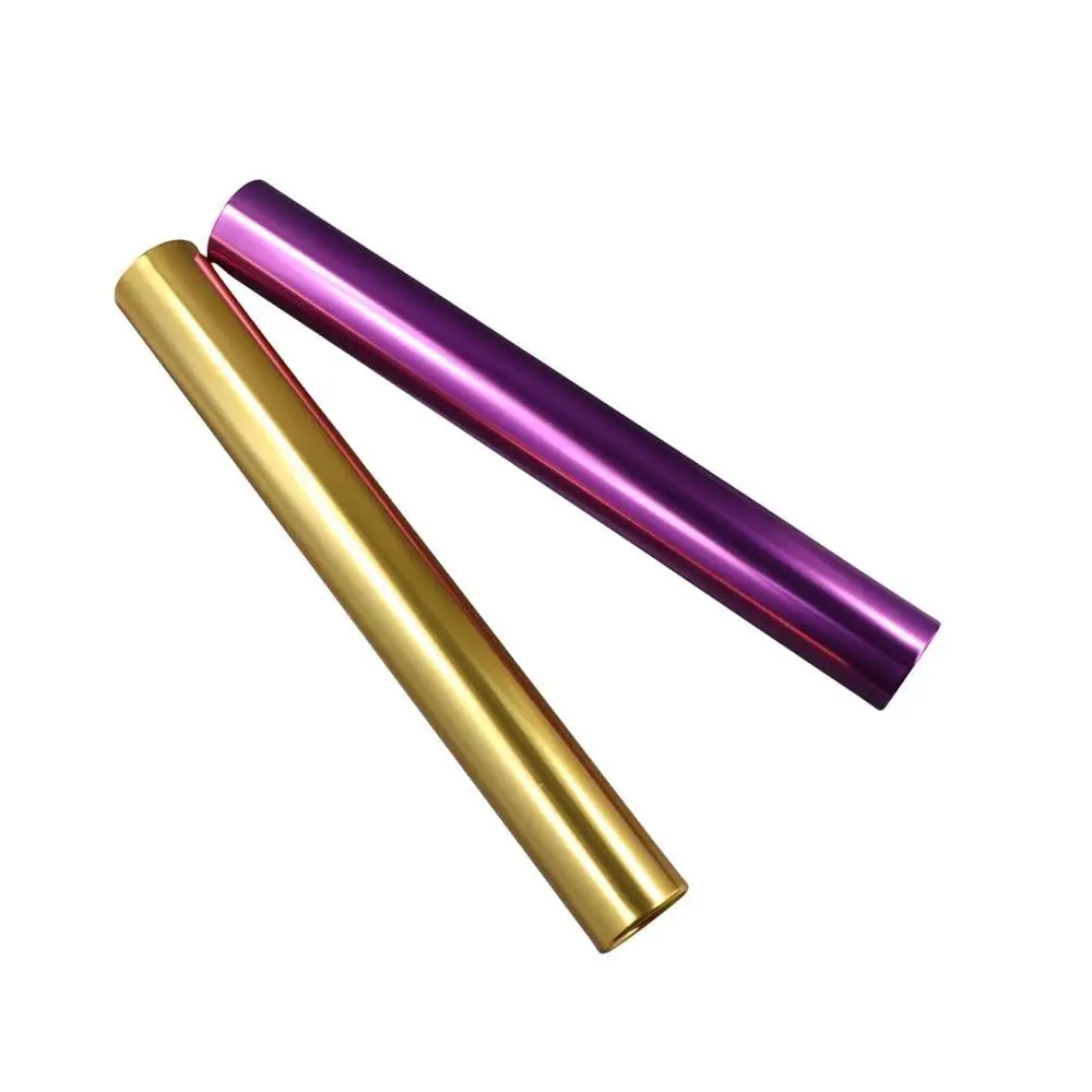 Aluminum Alloy Relay Baton Athletics Track and Field Relay Track Baton Thicken Hollow Running Match Baton Racing Match