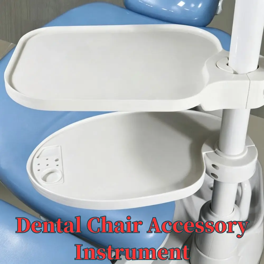 Dental Oral Chair Dental Cleaning Machine Dental Plastic Column Mounting Rack Tray Table Dental Instruments Oral Storage Tray