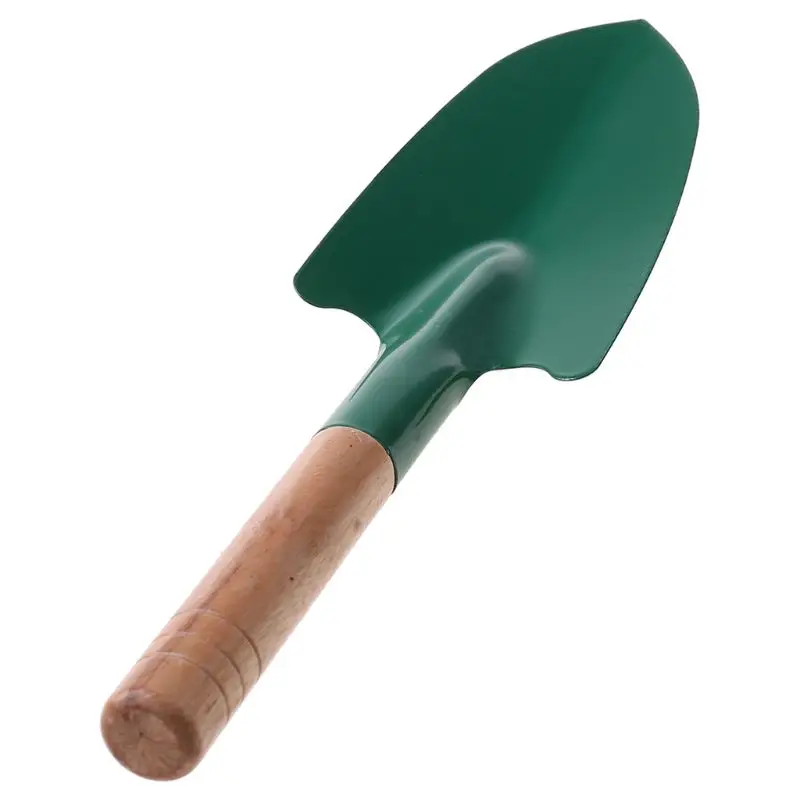 Wooden Handle Reinforced Gardening Shovel Loose Soil Planting Easy Use