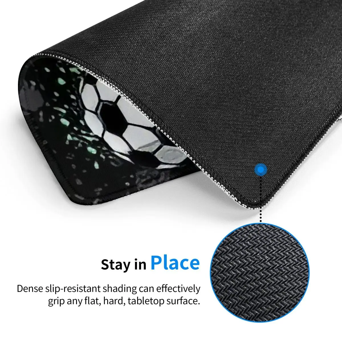 Football Graffiti Pattern Multi-size Mouse Pad Computer Keyboard Mouse MatGaming PC Laptop Desk Mat OfficeAccessories Table Mats