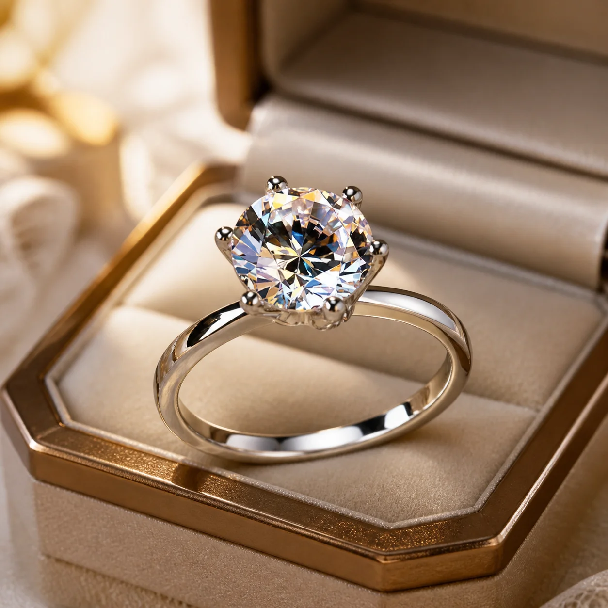 Adjustable open-end ring crafted in alloy with pavé zircon inlay featuring constellation crown heart flower motifs exotic univer