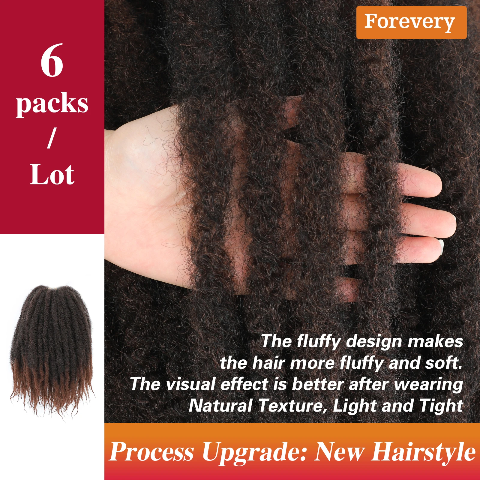 Marley Hair szydełkowe warkocze, Afro perwersyjne włosy Marley plecione, syntetyczne kręcone włosy Marley sprężyste Afro Twist doczepy z włosów