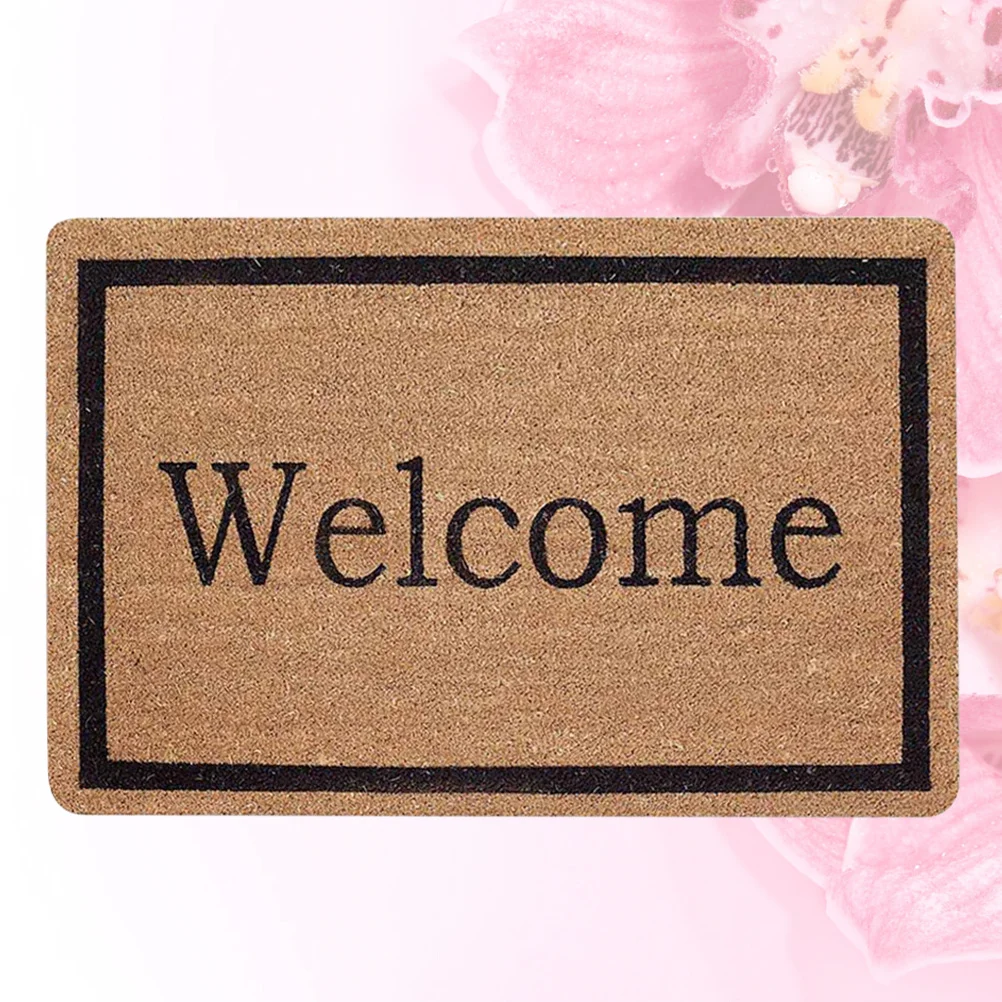 

1Pcs Water Absorption Non-Slip Mat Eco Friendly Natural Rubber Ground Mat for High Traffic Areas Home Office Doorway Floor Light