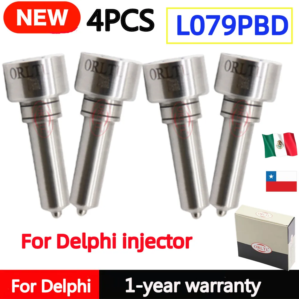 

4 шт. L079PBD дизельный новый ремонтный комплект сопла L079PRD L079 PBD для инжектора Delphi ORLTL