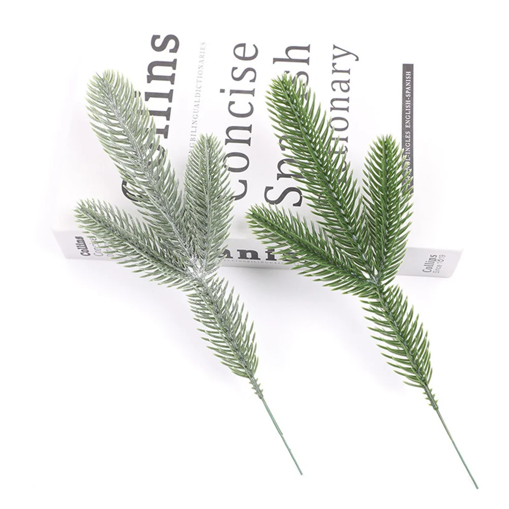 Fake Plants Easy To Use Artificial Pine Branches Xmas Tree Ornaments Green Needle Garland For Christmas Displays Office Holiday