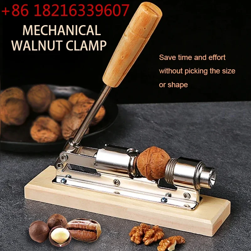 TAO Manual Nut Cracker Stainless Steel Mechanical Sheller Kitchen Tools Pecan Filbert Walnut Nutcracker Fast Opener Nutcracker C