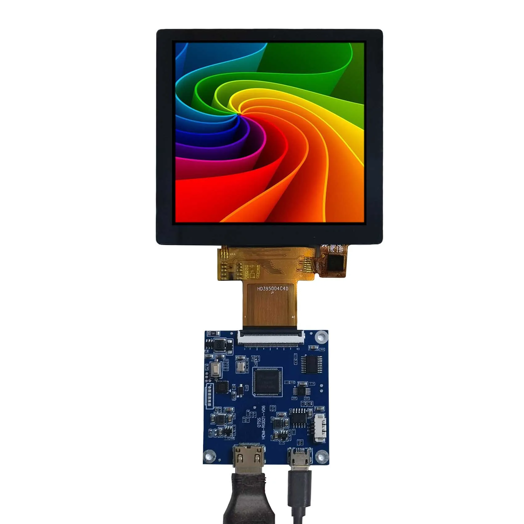 Square Screen Lcd Capacitive Touch Panel Pc Board Mipi Lcd Display Touch Screen Panel 3.95Inch 720X720 Square Lcd Panel