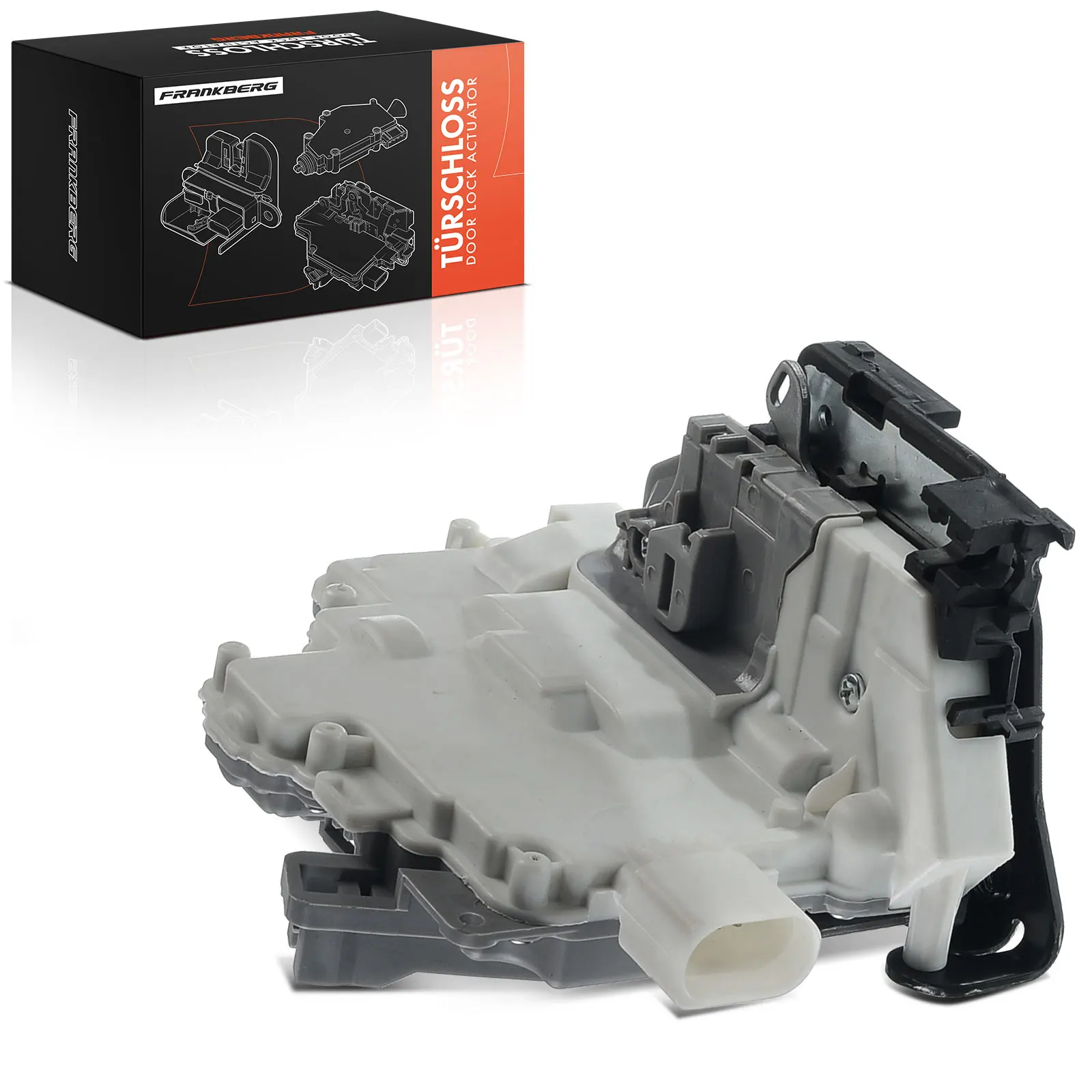 Frankberg 1x Achter Linker Deurslot voor VW Passat Alltrack Variant Tiguan Audi Q7 Seat Ibiza IV Sport Coupe Skoda 3C4839015A