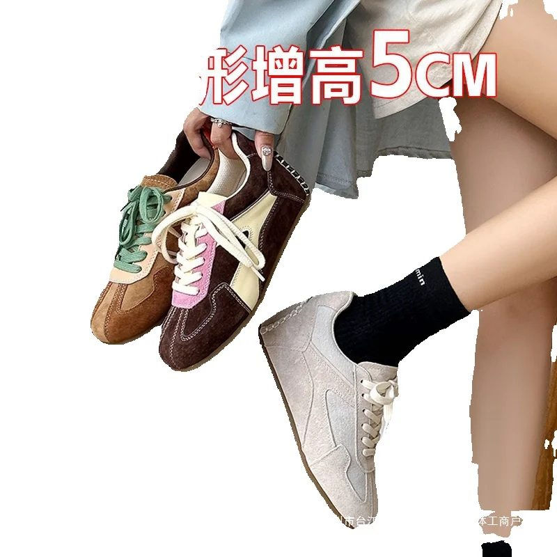 5cm Height Increase ~ Dexun Shoes For Women, Autumn And Winter High-Value Women's Shoes, Soft Sole, Comfortable, Versatile Casual Sneakers For Women_vogvips.com