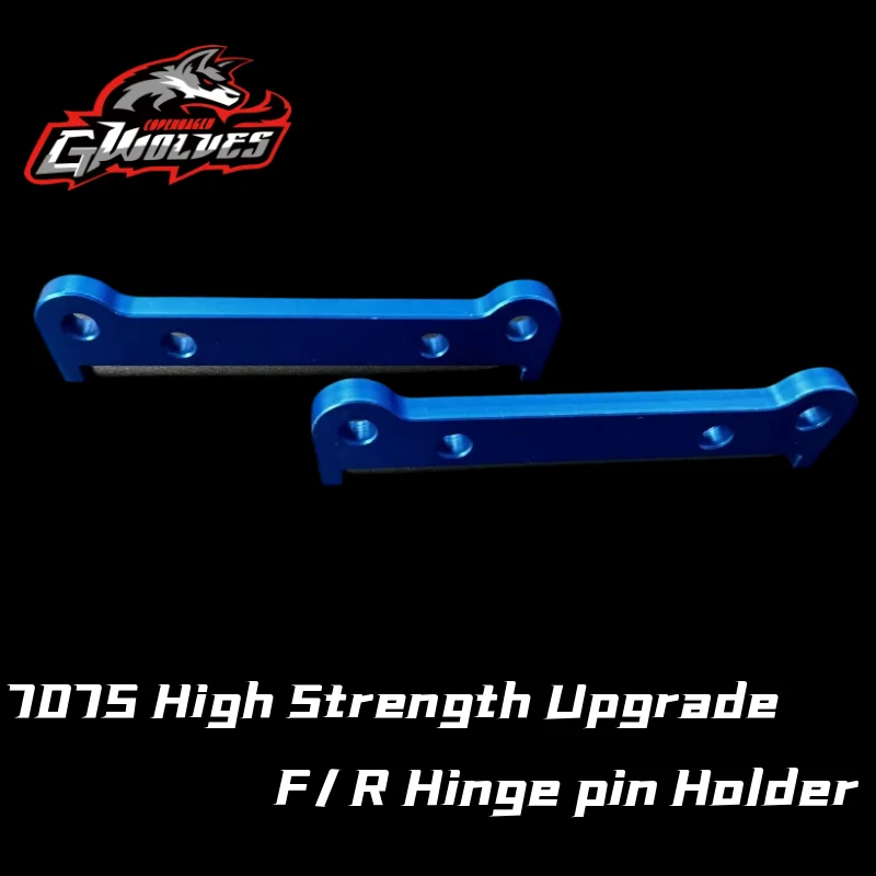 GWOLVES per HOBAO Upgrade OP 94009 7075 Hgh Strength F/R cerniera Pin Holder 2PC Fit 1/8 HYPER MT / MTX 1/7 MT ii Monster Truck