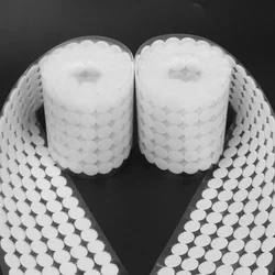 100Pairs Dot Fastener Hook Loop Tape Strong Self Adhesive Nylon Magic Sticker Black White Interlocking DIY Accessories 10-30mm