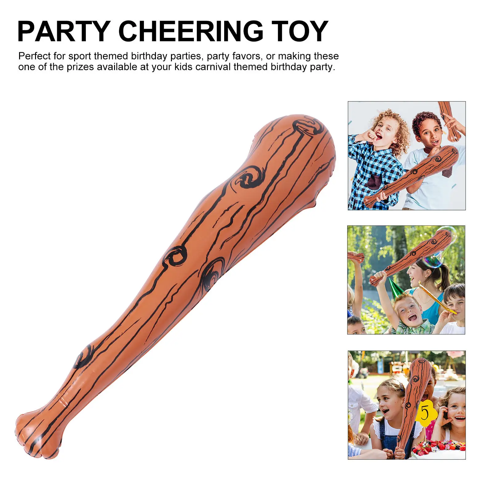 

Надувная бейсбольная бита (1 шт.) для вечеринок, праздников, карнавалов, спортивных мероприятий, ПВХ, надувная палка для активного отдыха