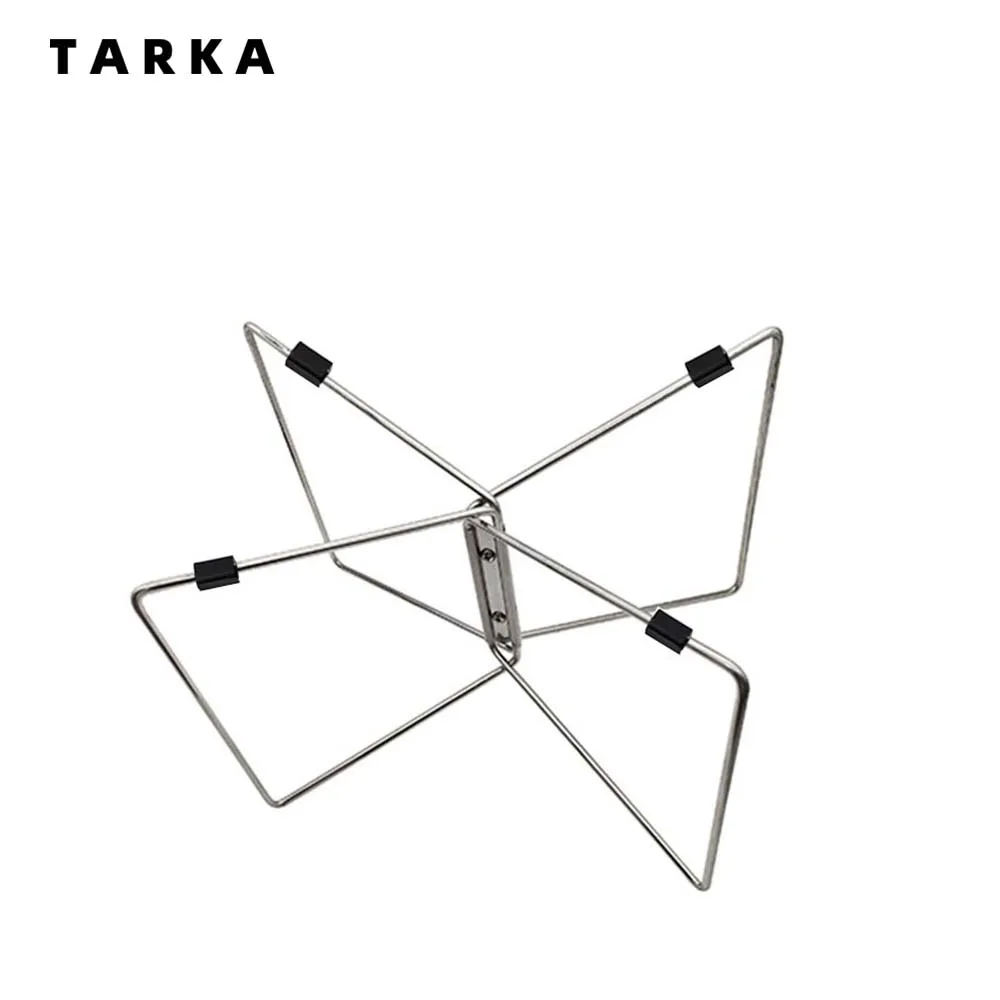 TARKA Camping Box Folding Stand Camping Table Shelf Outdoor Camping Supplies Portable Storage Fold Rack For Picnic