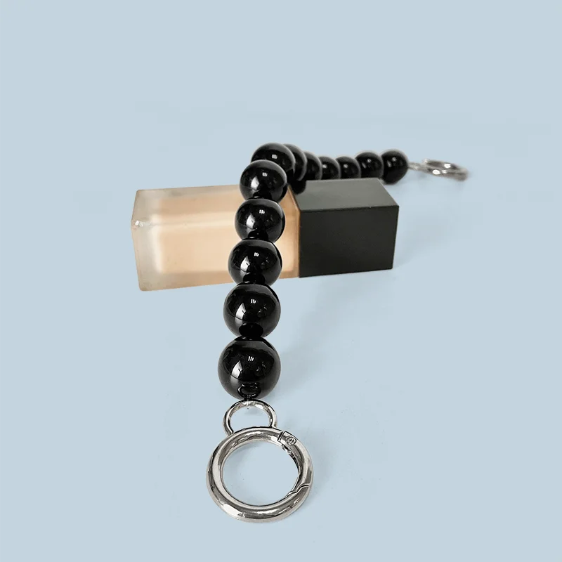 26 new retro and fashionable handmade woven circular buckle bead chain, hand-held chain, extended shoulder or crossbody chain