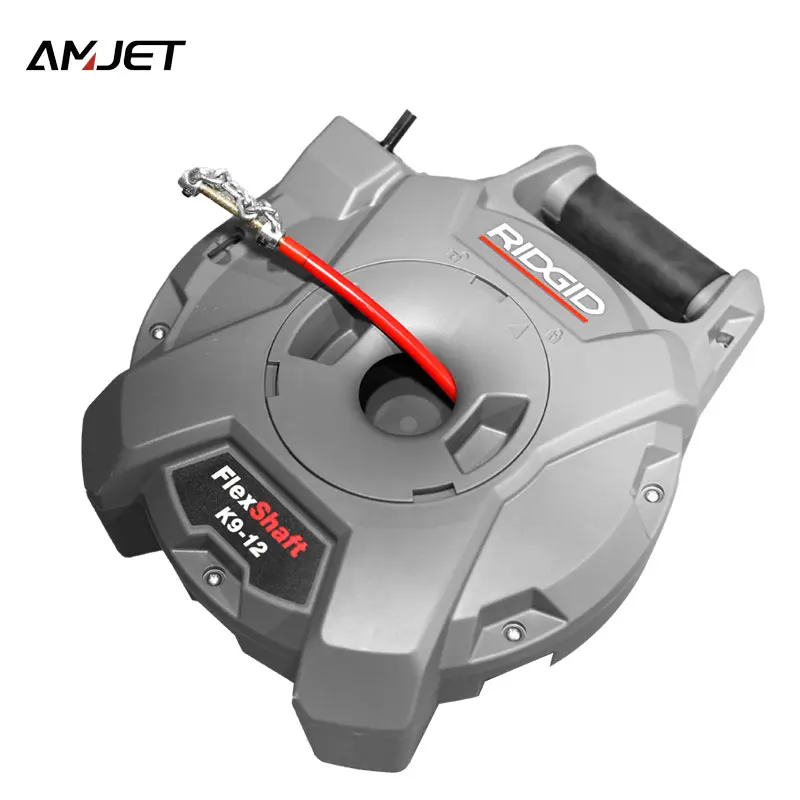 AMJET&RIDGID K9-12 Bathroom Kitchen Duct Unclogging Equipment Hair Grease Life Stain Cleaning 50mm Duct Unclogging.AR