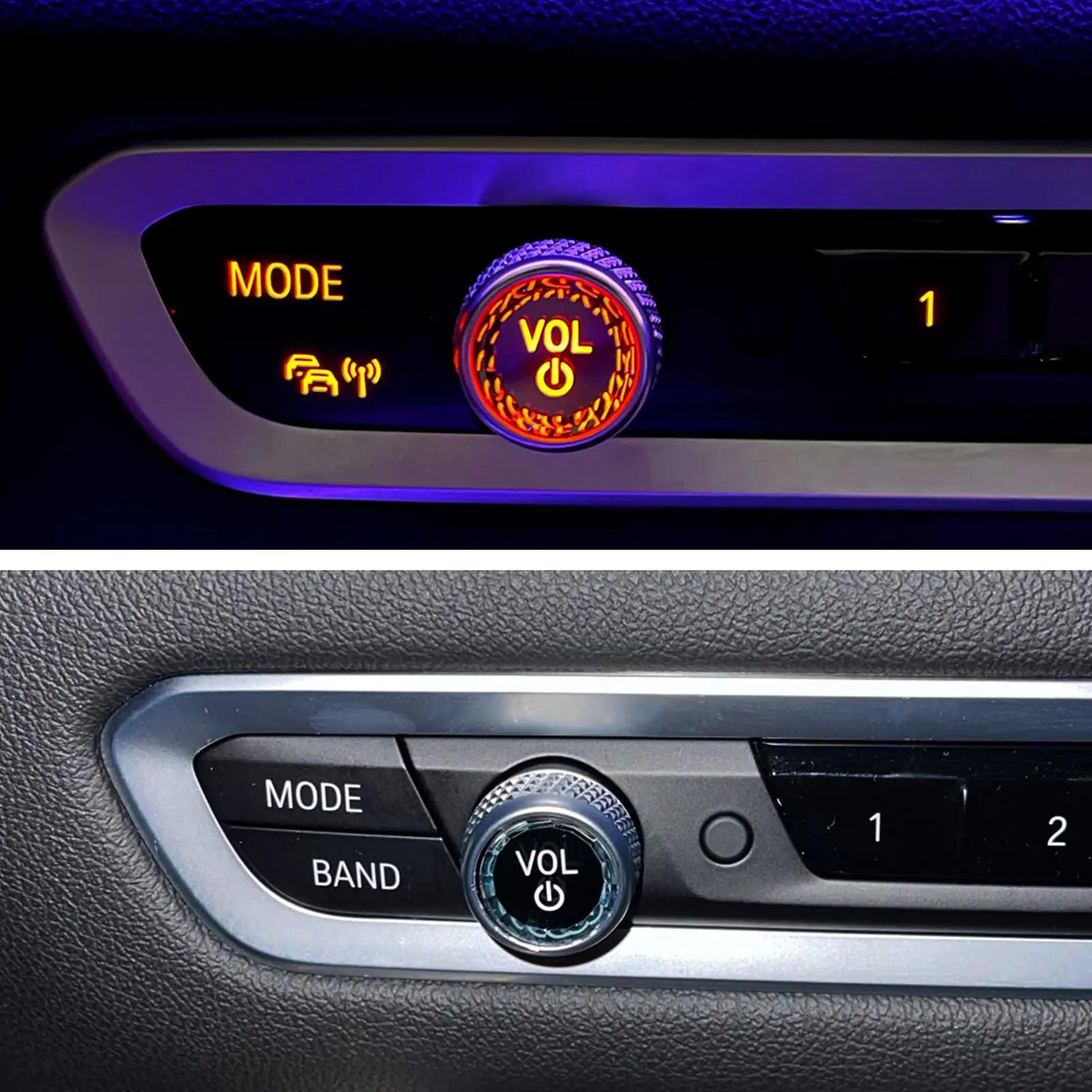 Car Crystal Volume Control Knob Button Replacement Trim ABS Cover Switch For BMW X5 X6 G05 G06 G14 G15 G16 G20 G28 X7 G07 Z4 G29 - view 6