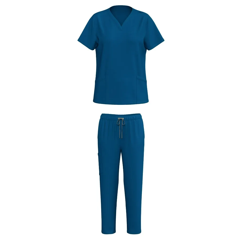 أطقم زي العمل والممرضات النسائية لعام 2025 - ملابس حقل العيادة، تصميم أوروبي أمريكي