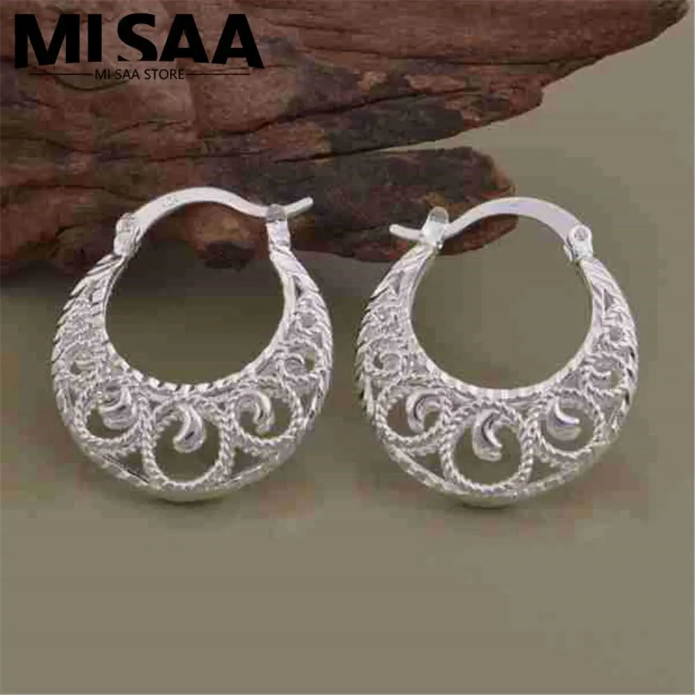 Floral Earrings Release Brilliant Flowing Light Comfortable And Skin-friendly Korea Style Best Seller Floral Shape Popular Miss