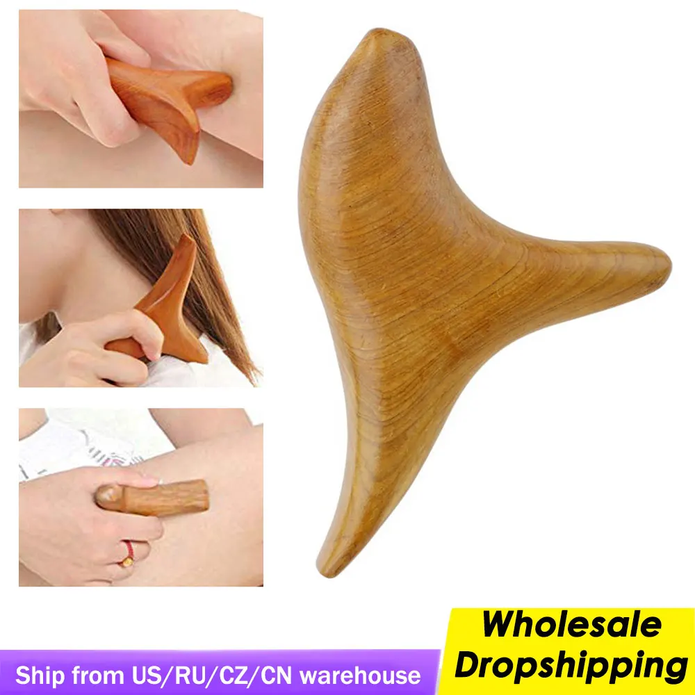 

Wood Trigger Point Massage Tools Professional Gua Sha Lymphatic Drainage Tools Wood Therapy Massage for Whole-Body Relieve Pain