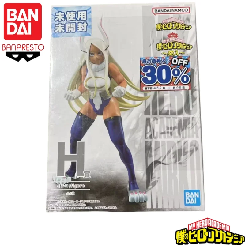 Op voorraad originele Bandai Banpresto My Hero Academia Age of Heroes Mirko Anime karakters Model speelgoed verjaardagscadeau garage
