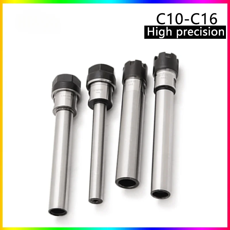 High precision 0.003 Straight Shank Extension Rod C10 C12 C16 ER8 ER11 ER16 ER Collet Chuck Tool holder For Lathe Milling Tool