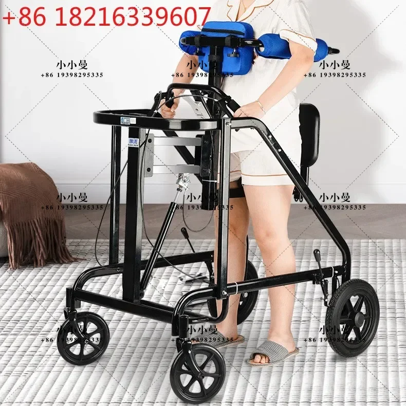 YAO Pressure Lifting Adult Walkers Rehabilitation Training Equipment Elderly Walking Aid Walk Stand for Improved Walking Therapy