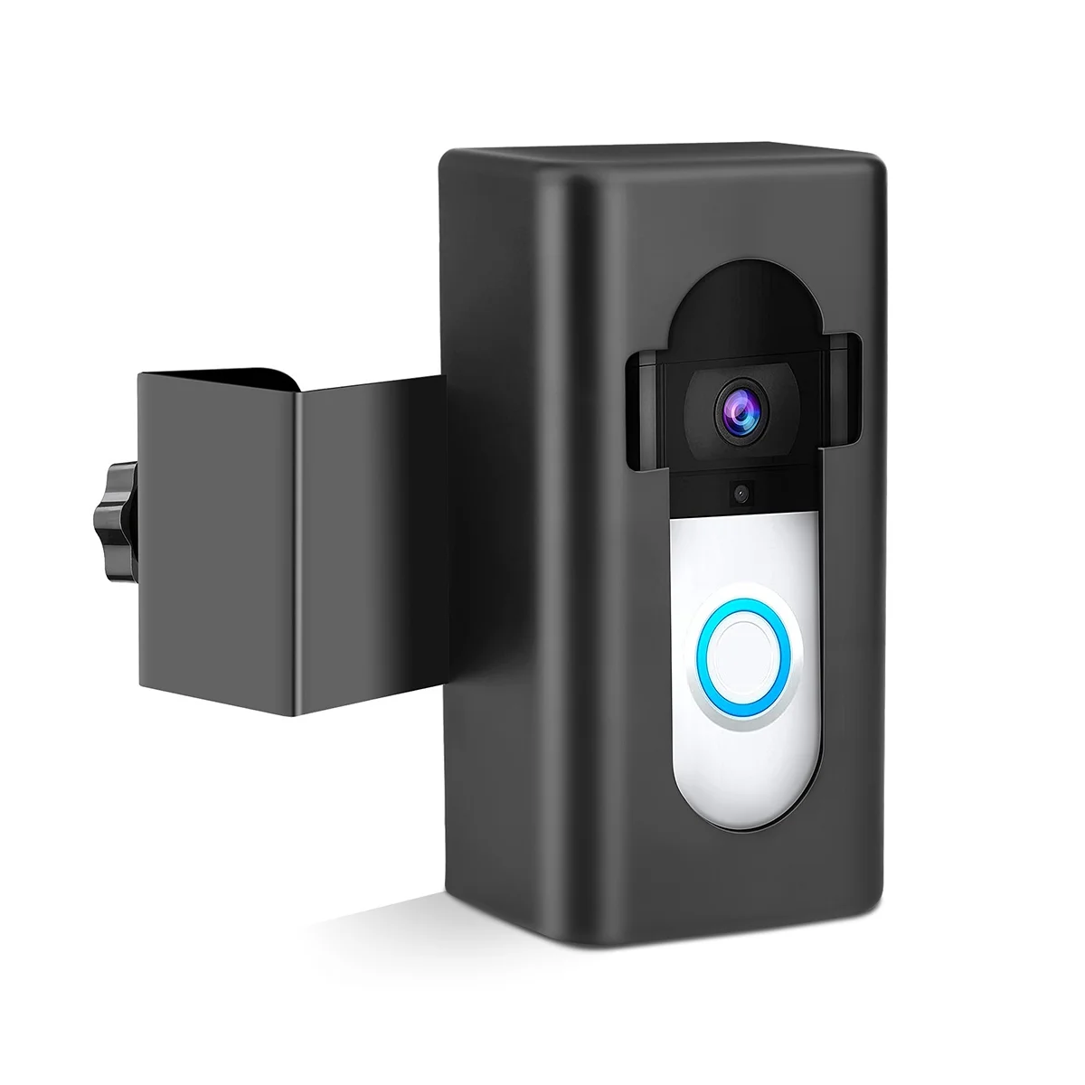 Anti-Theft Mount, No-Drill Mounting Bracket Wedge Adapter Holder for Rentals Just A Stand Black