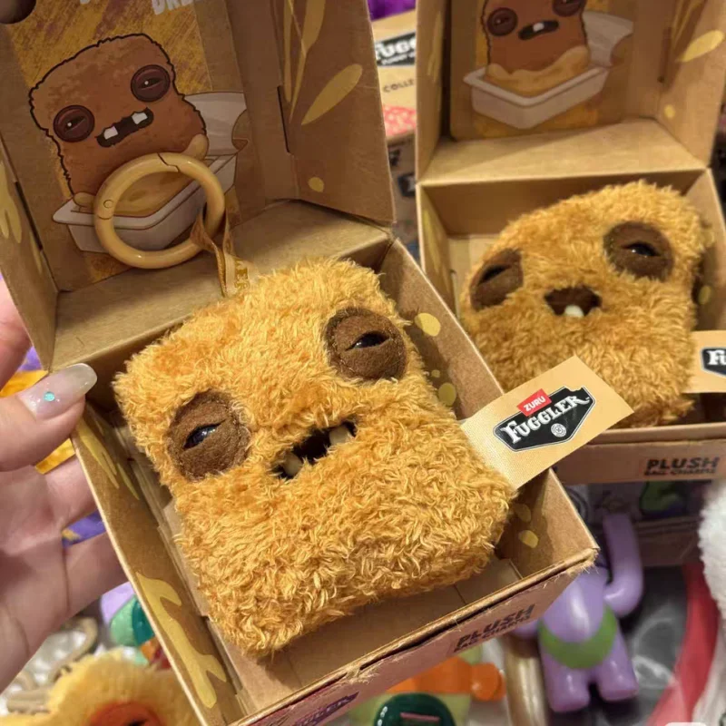

Pre Sale Original Fuggler Fugg Nuggets Series Plush Keychain Backpack Ugly Teeth Monster Cartoon 10CM Backpack Pendant Toys Gift
