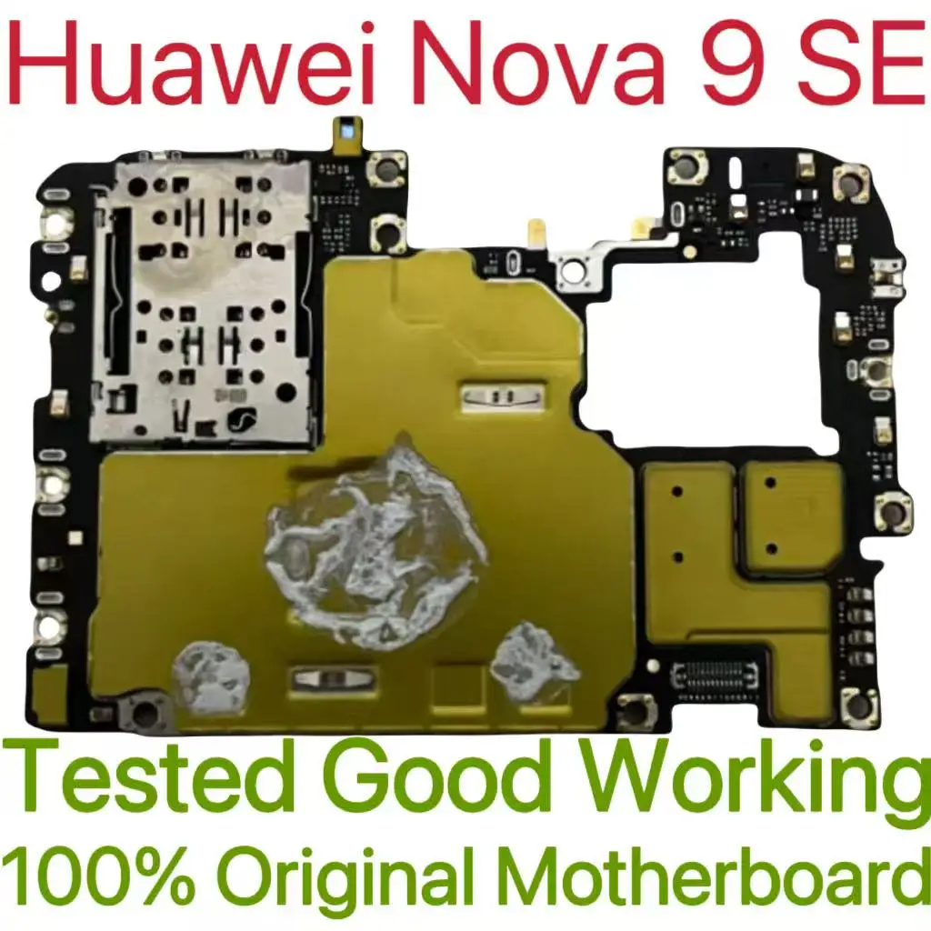 Unlocked Motherboard for Huawei Nova 9 SE Tested Circuit Plate Main Logic Board for Huawei Nova 9 SE