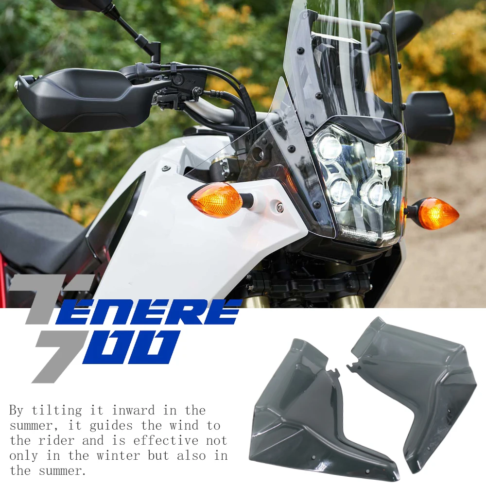 NEW For Yamaha Tenere 700 Tenere700 XTZ XT700Z T700 T7 Motorcycle Accessories Side Windshield Windshield Handlebar Windshield